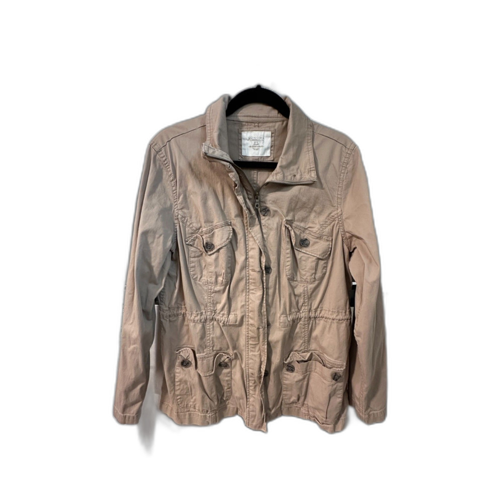 Sonoma Khaki Utillity Jacket Size XL